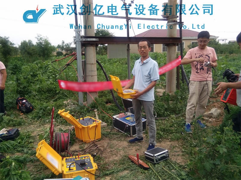 炎炎夏日，我司為孟電集團調(diào)試電纜故障測試系統(tǒng)售后保障